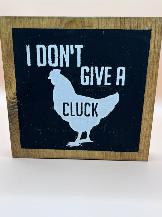 I don’t give a cluck