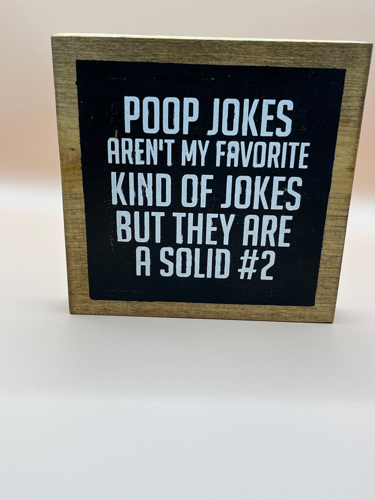 Mini sign poop